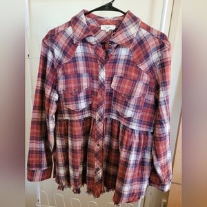 Adorable baby doll flannel by entro.